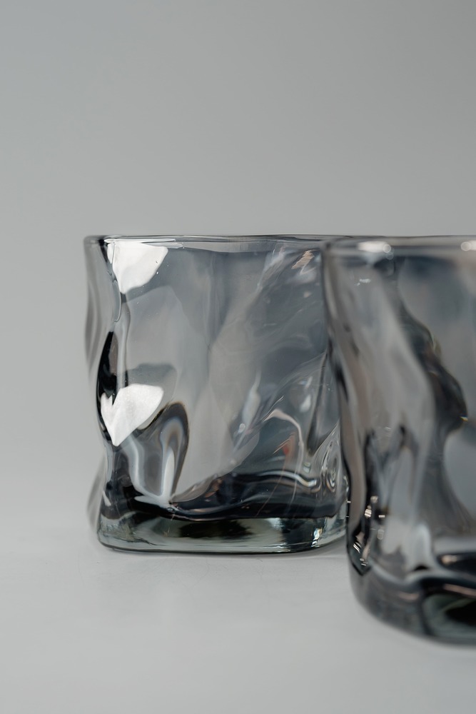 Комплект стаканов Серый Стаканы Стеклянная посуда Для дома Олд фэшн Стаканы Посуда для напитков HoReCa