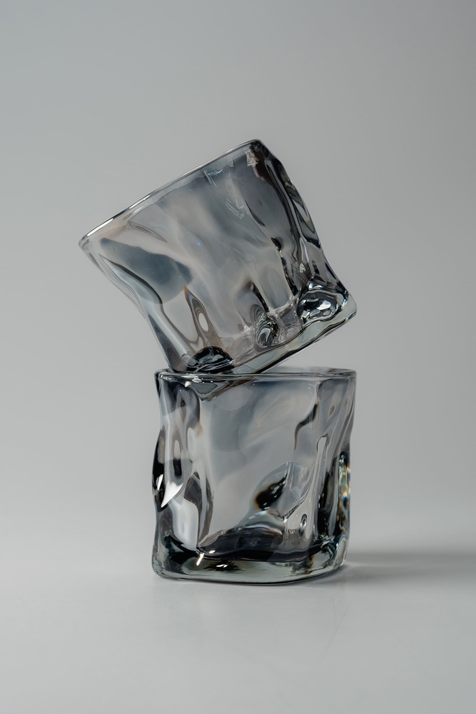 Комплект стаканов Серый Стаканы Стеклянная посуда Для дома Олд фэшн Стаканы Посуда для напитков HoReCa