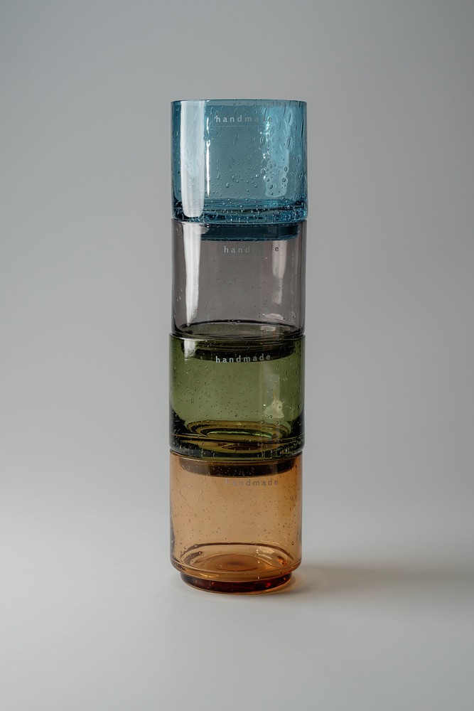 Комплект стаканов Серый Стаканы Стеклянная посуда Для дома Олд фэшн Стаканы Посуда для напитков HoReCa