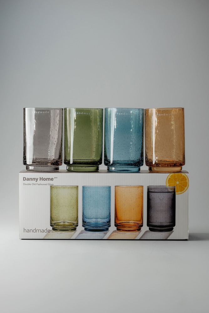 Комплект стаканов Серый Стаканы Стеклянная посуда Для дома