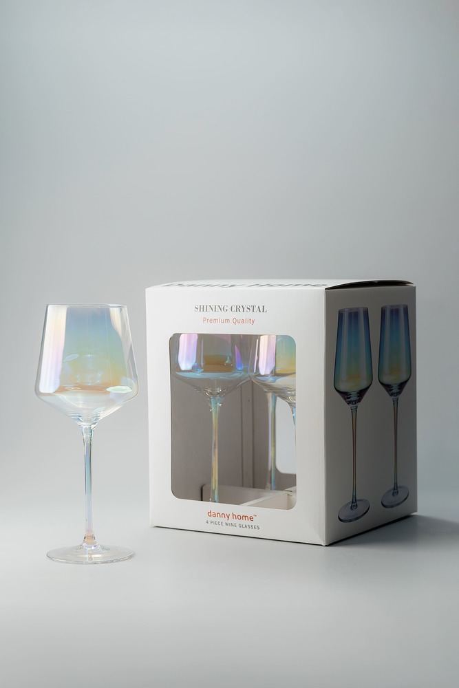 Комплект бокалов Перламутр Бокалы Стеклянная посуда Для дома Бокалы для вина Бокалы и фужеры Посуда для напитков HoReCa