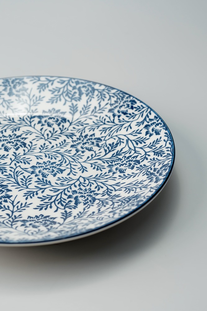 Обеденная тарелка Синий Обеденные тарелки Тарелки Столовая посуда Столовая посуда и предметы сервировки HoReCa