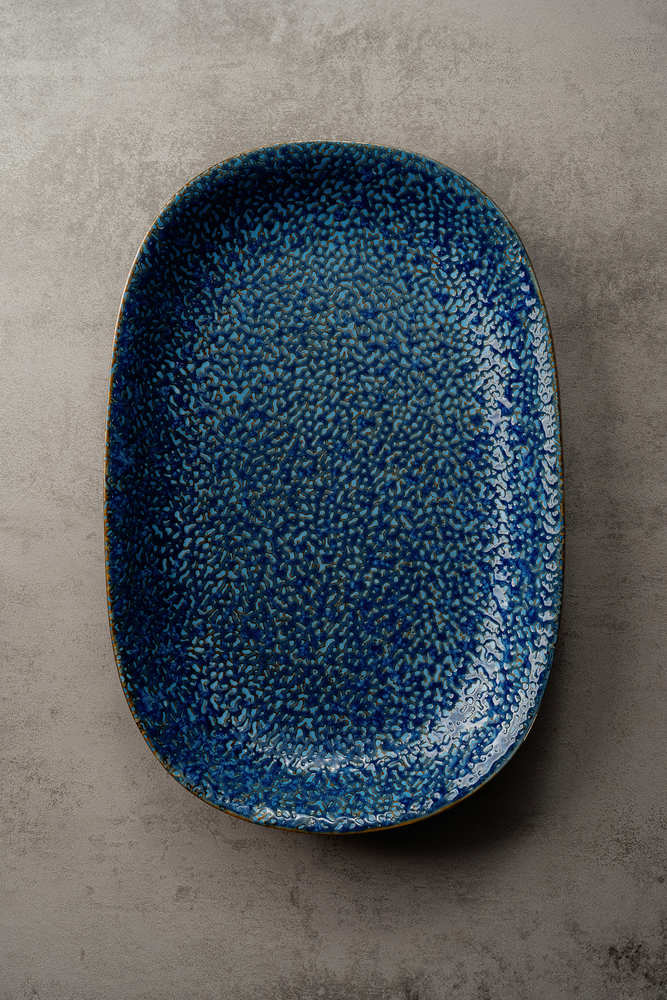 Блюдо Синий Сервировочные блюда Блюда Столовая посуда Столовая посуда и предметы сервировки HoReCa