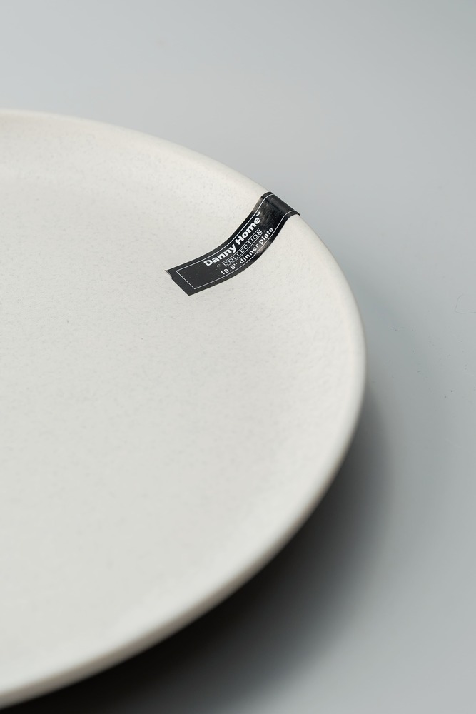 Обеденная тарелка Серый Обеденные тарелки Тарелки Столовая посуда Столовая посуда и предметы сервировки HoReCa