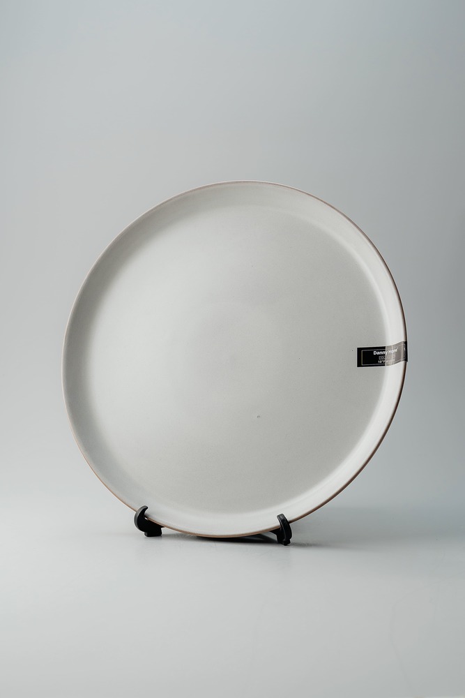 Обеденная тарелка Серый Обеденные тарелки Тарелки Столовая посуда Столовая посуда и предметы сервировки HoReCa