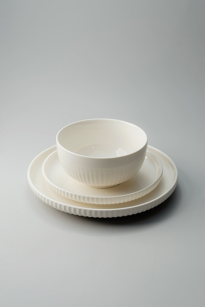 Обеденная тарелка Белый Обеденные тарелки Тарелки Столовая посуда Столовая посуда и предметы сервировки HoReCa