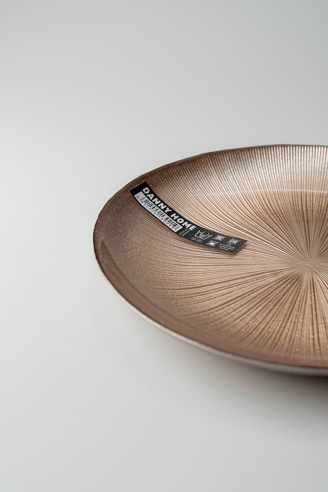 Десертная тарелка Золотой Десертные тарелки Тарелки Столовая посуда Столовая посуда и предметы сервировки HoReCa