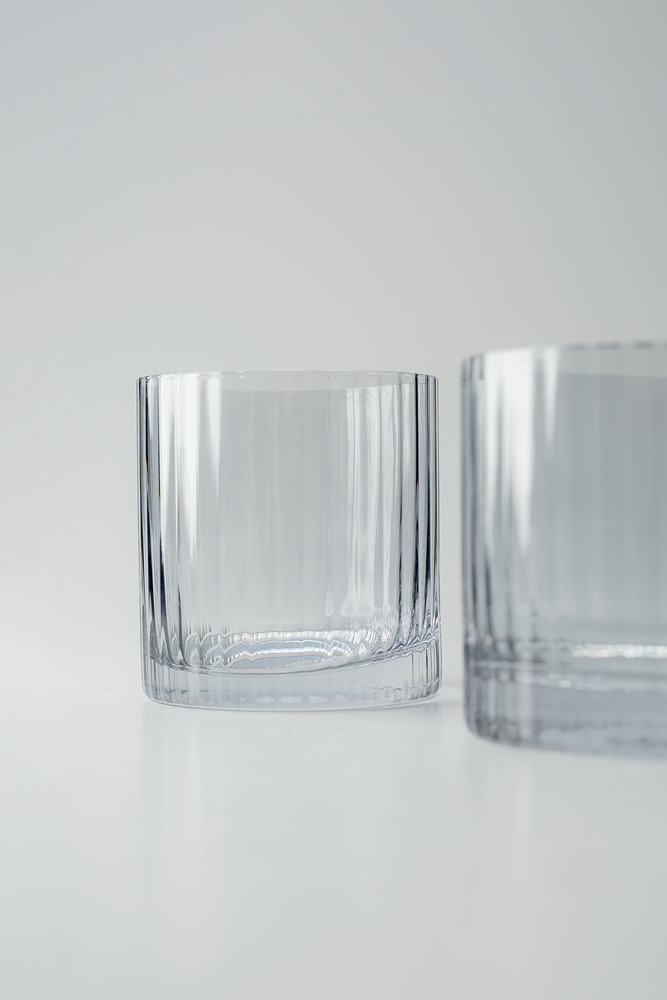 Комплект стаканов Серый Стаканы Стеклянная посуда Для дома Олд фэшн Стаканы Посуда для напитков HoReCa