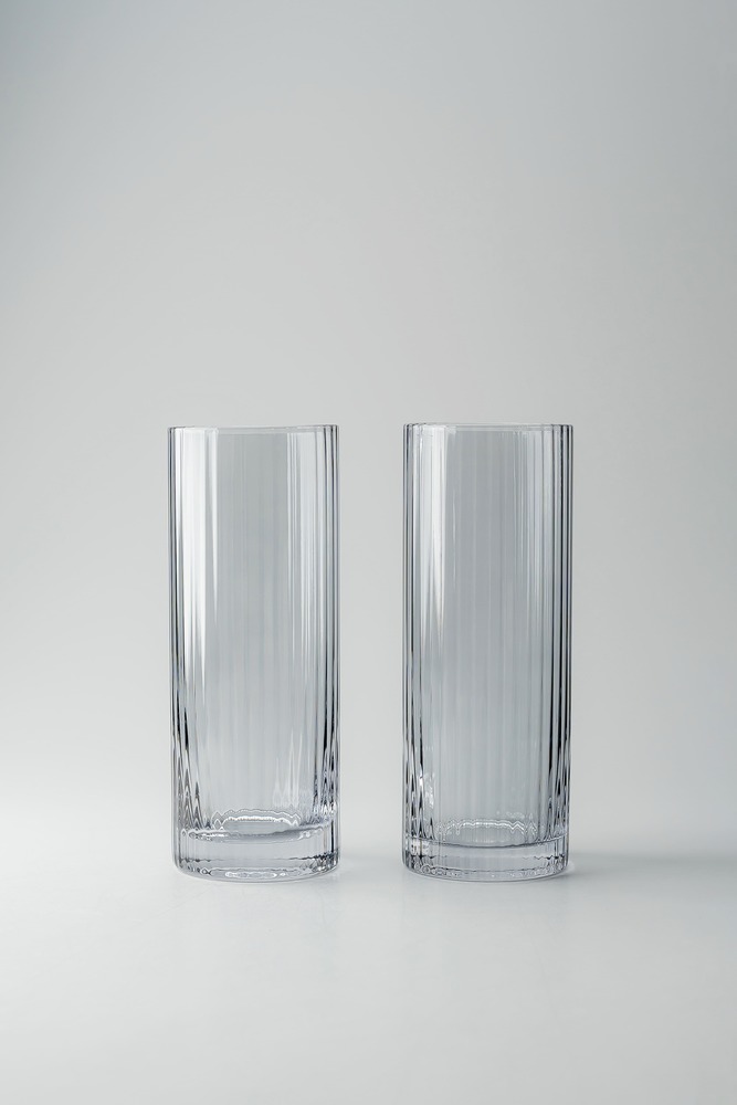 Комплект стаканов Серый Стаканы Стеклянная посуда Для дома Хайболы Стаканы Посуда для напитков HoReCa