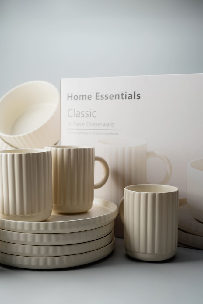 Комплект из 16 предметов на 4 персоны Белый Наборы посуды Столовая посуда Столовая Для дома