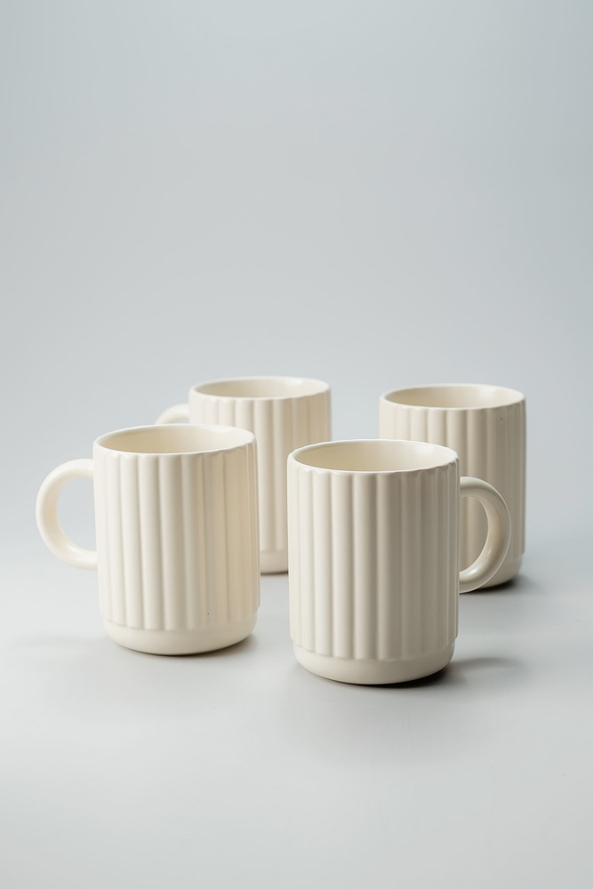 Комплект из 16 предметов на 4 персоны Белый Наборы посуды Столовая посуда Столовая Для дома