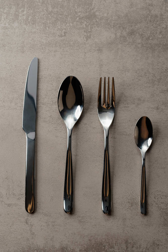 Комплект столовых приборов Серебро Столовые приборы Столовая Для дома Столовые приборы Столовая посуда и предметы сервировки HoReCa