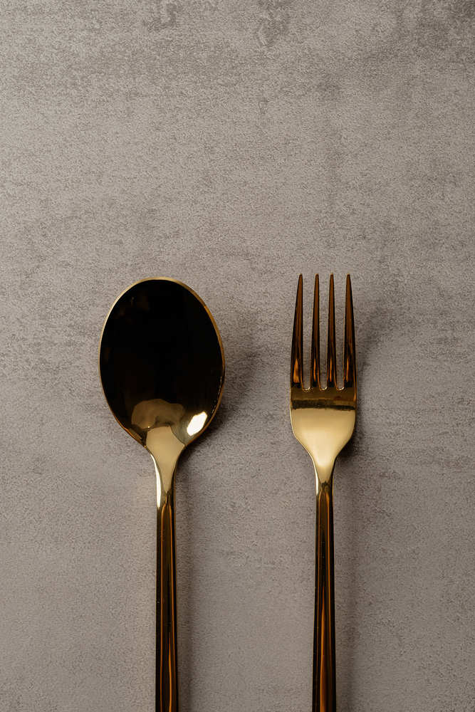 Комплект столовых приборов Золотой Столовые приборы Столовая Для дома