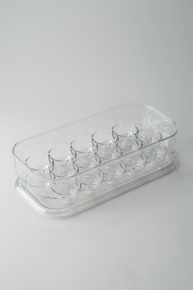 Комплект для хранения из 4 предметов Прозрачный Хранение Кухня Для дома