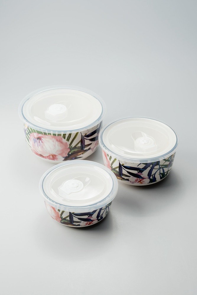 Комплект контейнеров Нежно-розовый Хранение Кухня Для дома