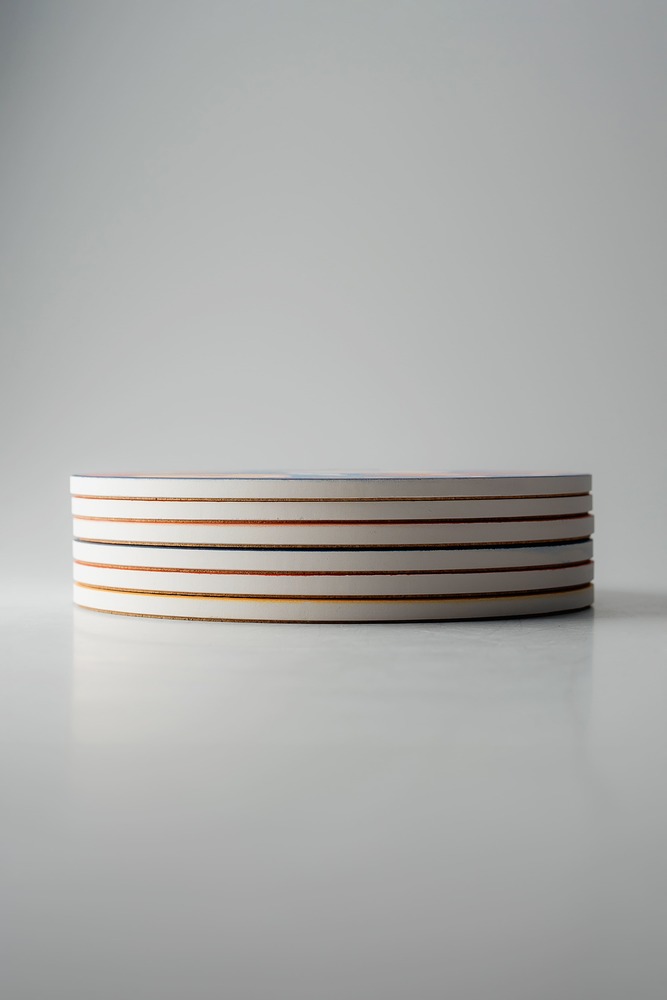 Подставка под горячее абстракция Желтый Предметы сервировки Столовая Для дома