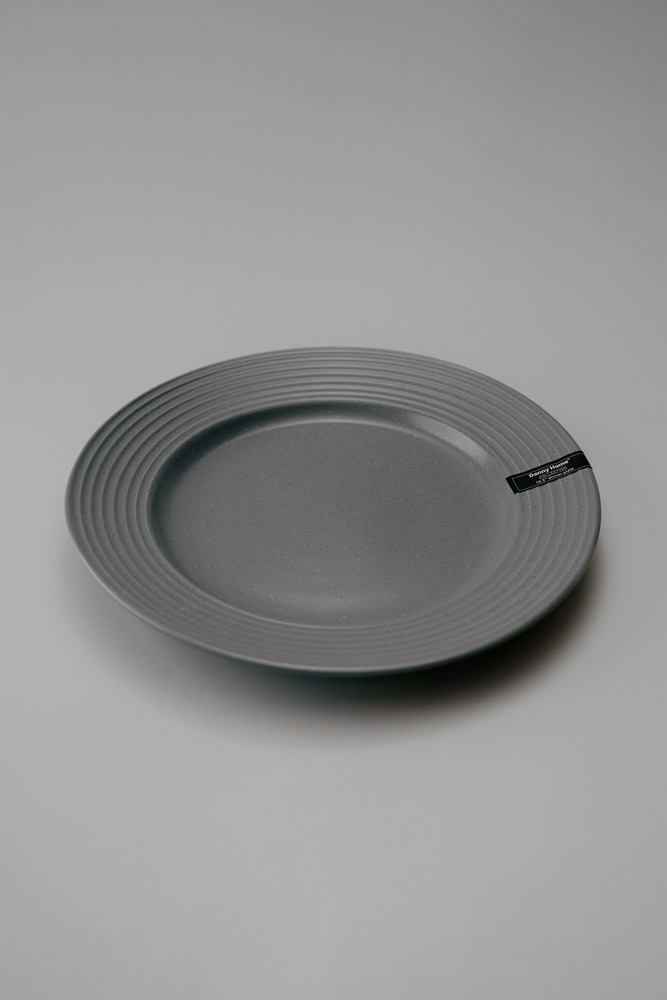 Обеденная тарелка Серый Обеденные тарелки Тарелки Столовая посуда Столовая посуда и предметы сервировки HoReCa