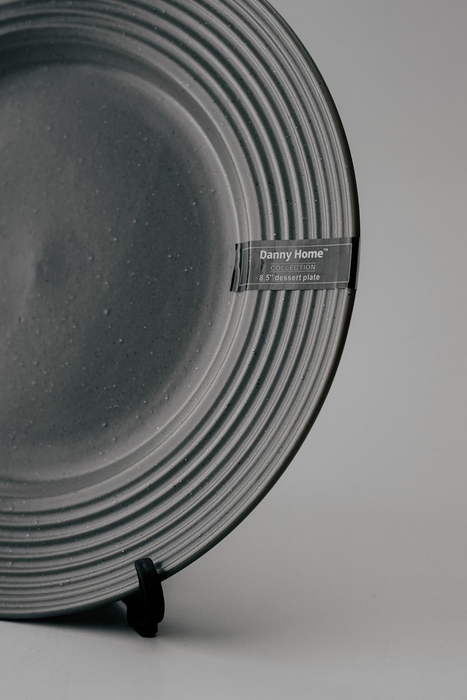 Десертная тарелка Серый Десертные тарелки Тарелки Столовая посуда Столовая посуда и предметы сервировки HoReCa