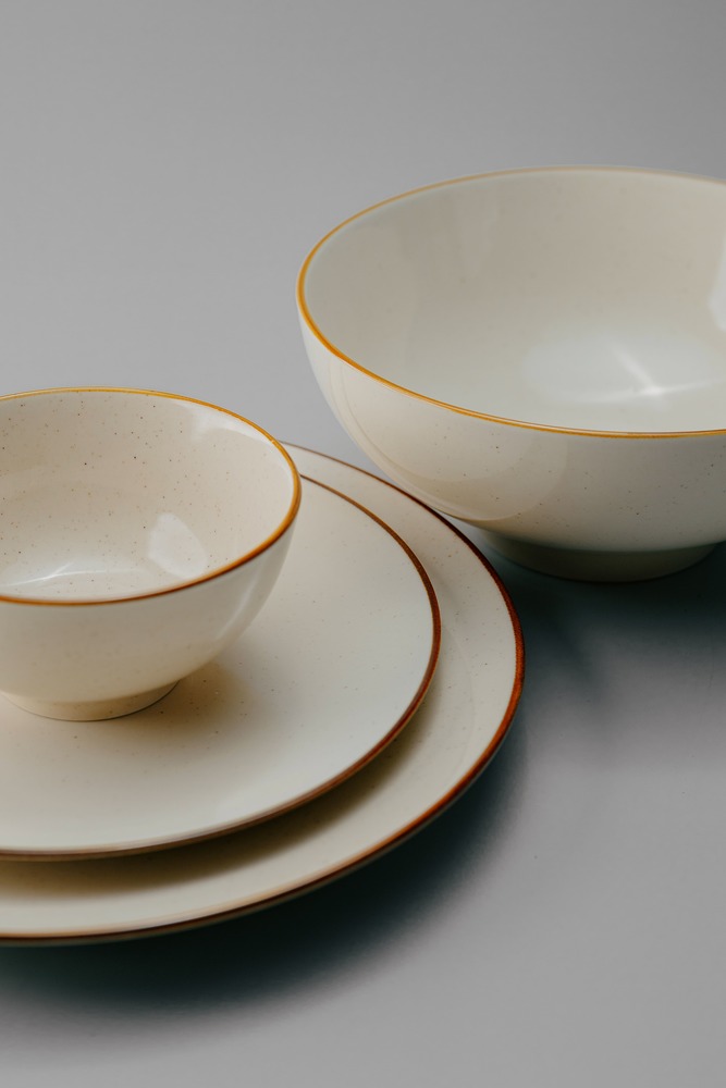 Комплект из 13 предметов на 4 персоны Бежевый Наборы посуды Столовая посуда Столовая Для дома