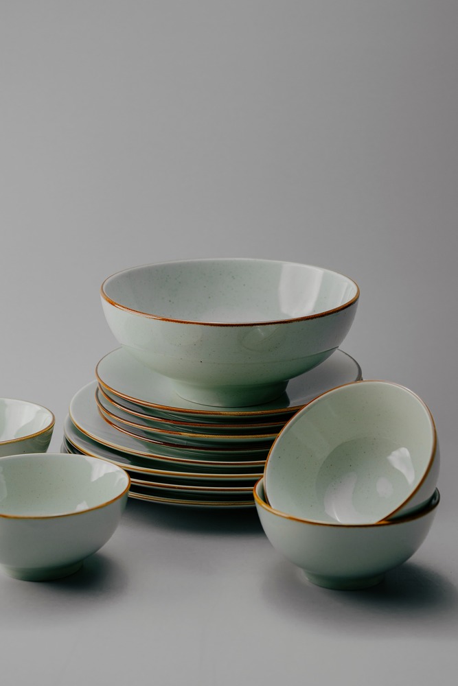 Комплект из 13 предметов на 4 персоны Бирюзовый Наборы посуды Столовая посуда Столовая Для дома