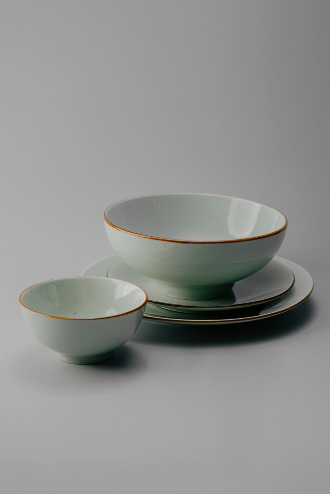 Комплект из 13 предметов на 4 персоны Бирюзовый Наборы посуды Столовая посуда Столовая Для дома