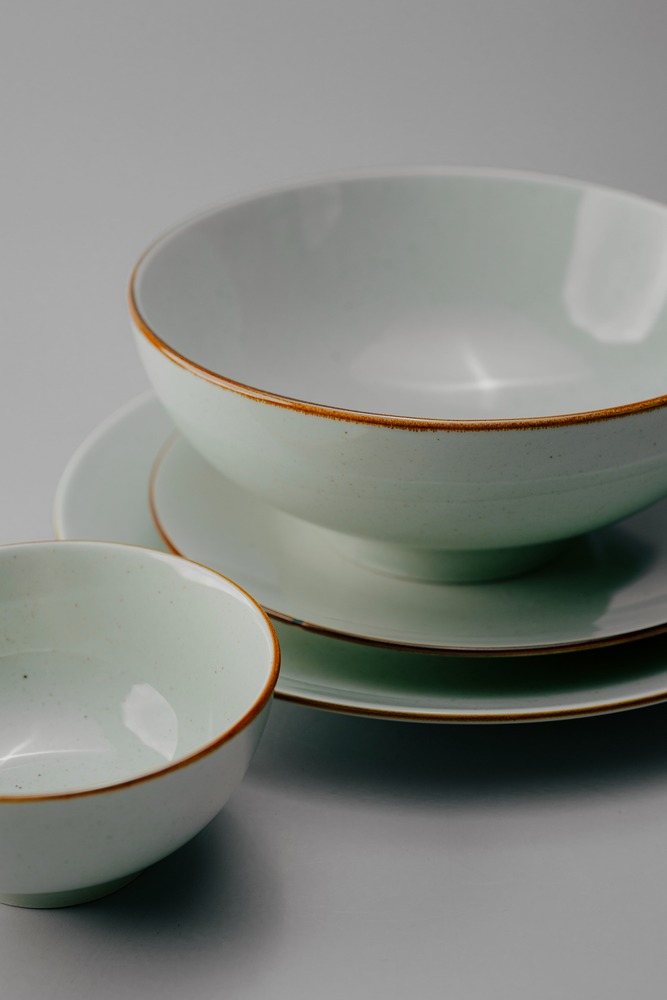 Комплект из 19 предметов на 6 персон Бежевый Наборы посуды Столовая посуда Столовая Для дома