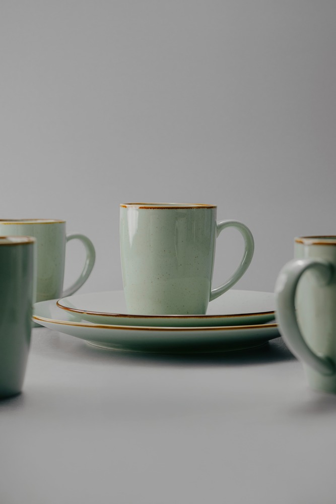 Комплект из 18 предметов на 6 персон Серый Наборы посуды Столовая посуда Столовая Для дома