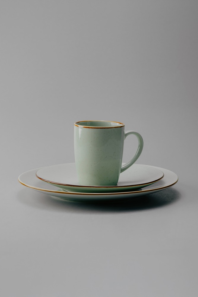 Комплект из 18 предметов на 6 персон Серый Наборы посуды Столовая посуда Столовая Для дома