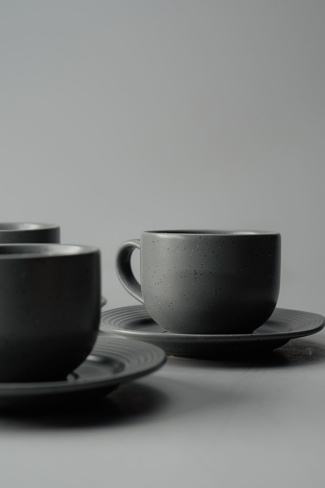 Комплект из 32 предметов на 6 персон Серый Наборы посуды Столовая посуда Столовая Для дома