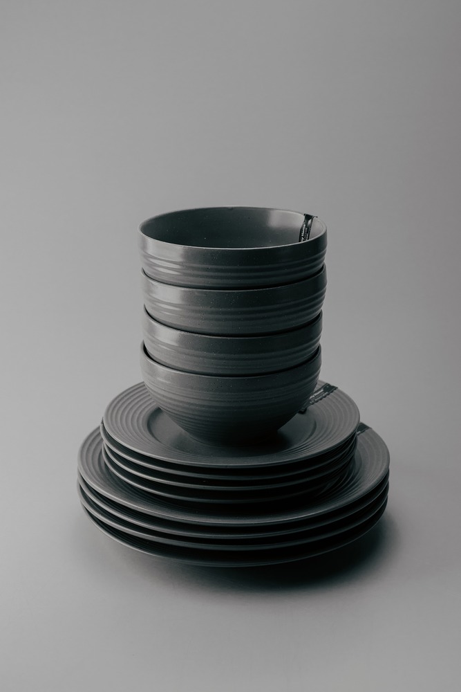 Комплект из 18 предметов на 6 персон Серый Наборы посуды Столовая посуда Столовая Для дома