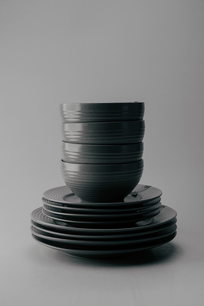 Комплект из 18 предметов на 6 персон Серый Наборы посуды Столовая посуда Столовая Для дома