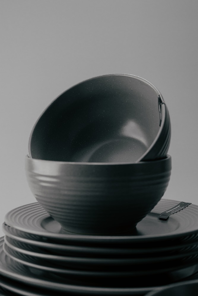 Комплект из 18 предметов на 6 персон Серый Наборы посуды Столовая посуда Столовая Для дома