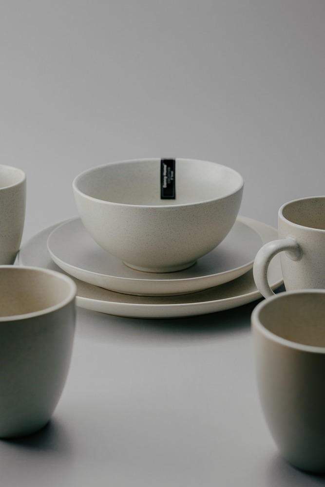 Комплект из 16 предметов на 4 персоны Серый Наборы посуды Столовая посуда Столовая Для дома