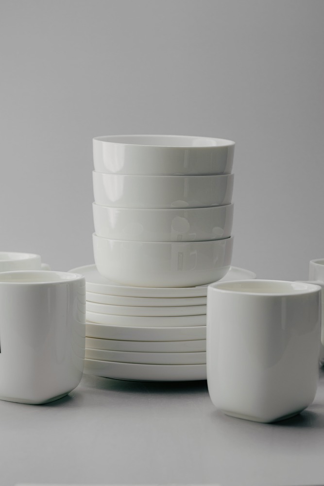 Комплект из 16 предметов на 4 персоны Белый Наборы посуды Столовая посуда Столовая Для дома