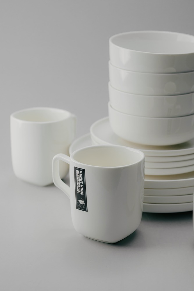 Комплект из 16 предметов на 4 персоны Белый Наборы посуды Столовая посуда Столовая Для дома