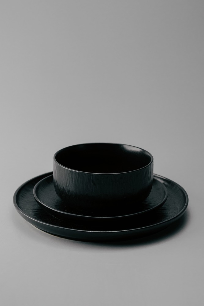 Комплект из 12 предметов на 4 персоны Черный Наборы посуды Столовая посуда Столовая Для дома