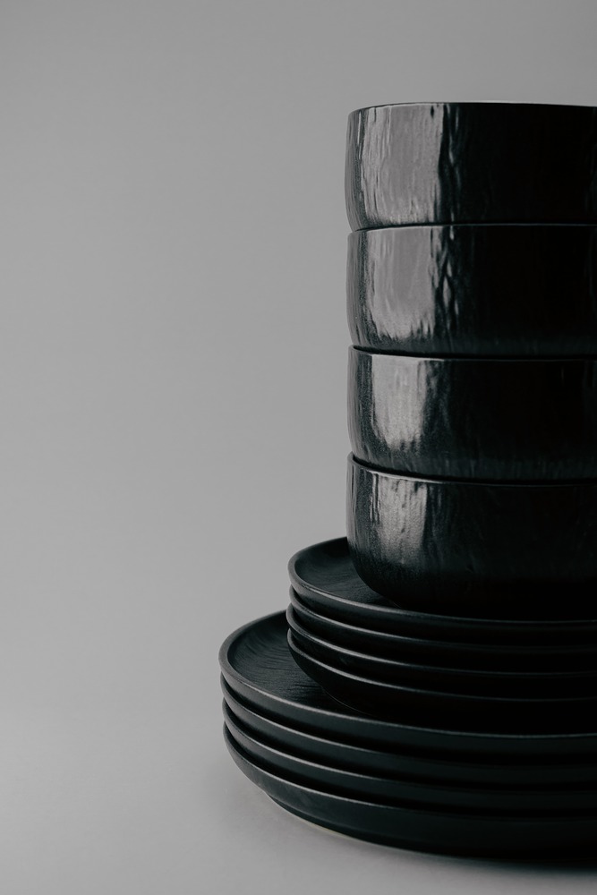 Комплект из 18 предметов на 6 персон Черный Наборы посуды Столовая посуда Столовая Для дома