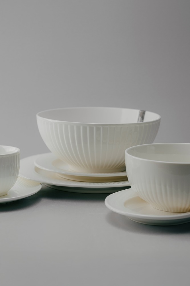 Комплект из 33 предметов на 6 персон Белый Наборы посуды Столовая посуда Столовая Для дома