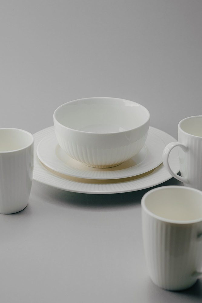 Комплект из 16 предметов на 4 персоны Белый Наборы посуды Столовая посуда Столовая Для дома