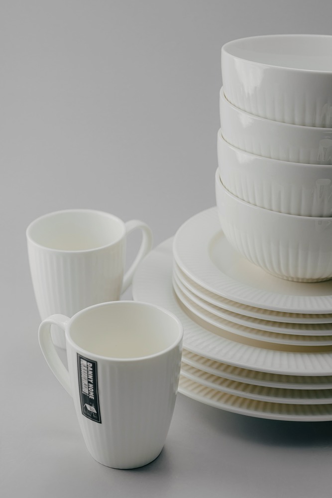 Комплект из 24 предметов на 6 персон Белый Наборы посуды Столовая посуда Столовая Для дома