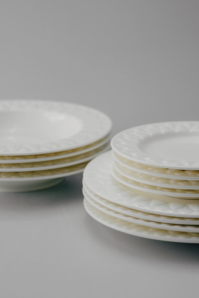 Комплект из 12 предметов на 4 персоны Белый Наборы посуды Столовая посуда Столовая Для дома