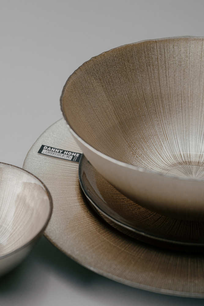 Комплект из 17 предметов на 4 персоны Золотой Наборы посуды Столовая посуда Столовая Для дома