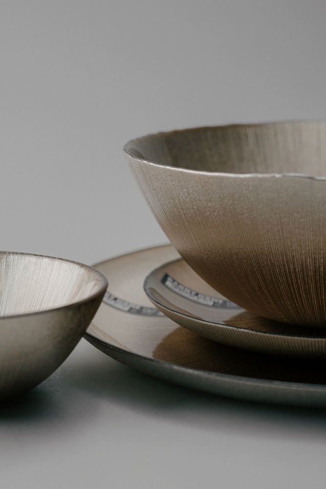 Комплект из 17 предметов на 4 персоны Золотой Наборы посуды Столовая посуда Столовая Для дома