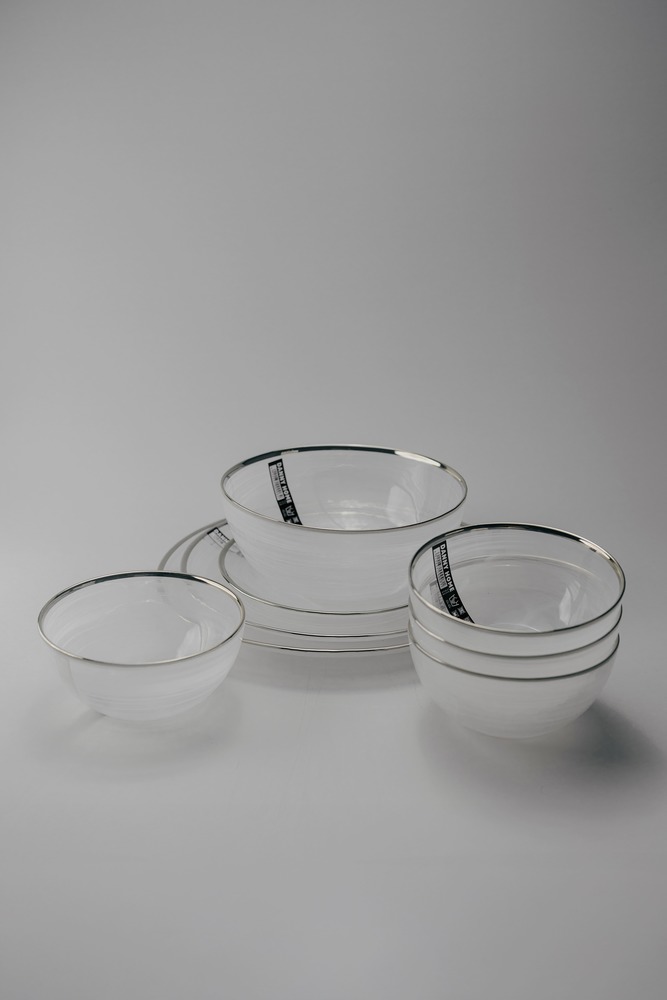 Комплект из 17 предметов на 4 персоны Белый Наборы посуды Столовая посуда Столовая Для дома