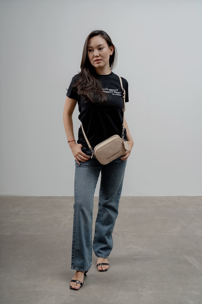 Сумка через плечо Бежевый Сумки через плечо Сумки Женщинам