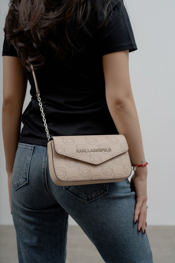 Сумка через плечо Бежевый Сумки через плечо Сумки Женщинам