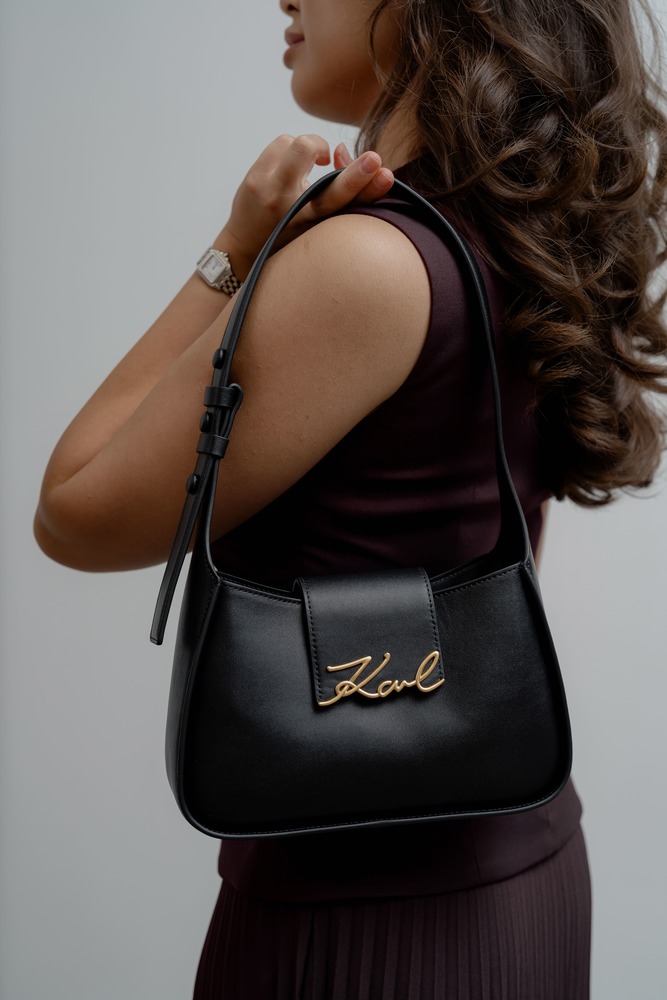 Наплечная сумка Черный Багет Сумки Женщинам