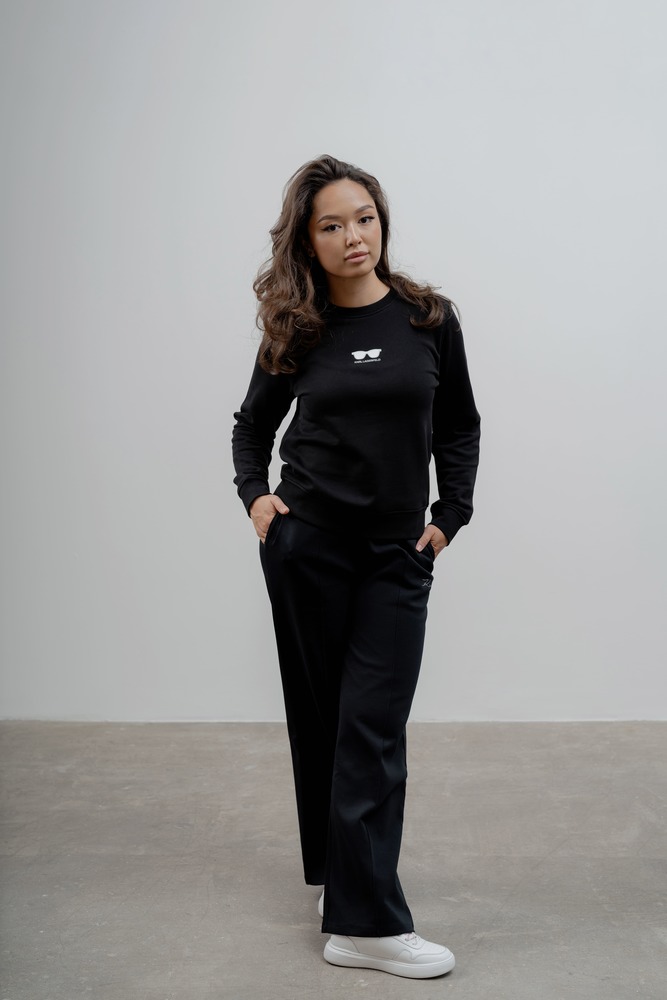 Толстовка Черный Толстовки Одежда Женщинам