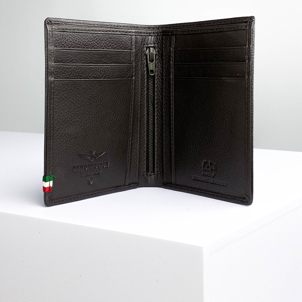 ART AM-105 Темно-коричневый Портмоне Мужчинам