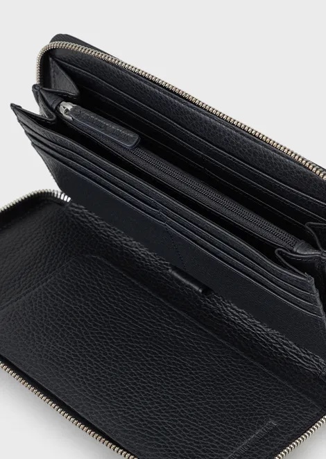 Кошелек Черный Кошельки Женщинам Портмоне Мужчинам